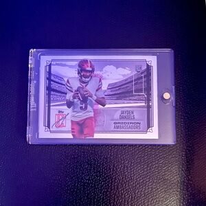 Jayden Daniels Gridiron Ambassadors Parallel Rookie Card